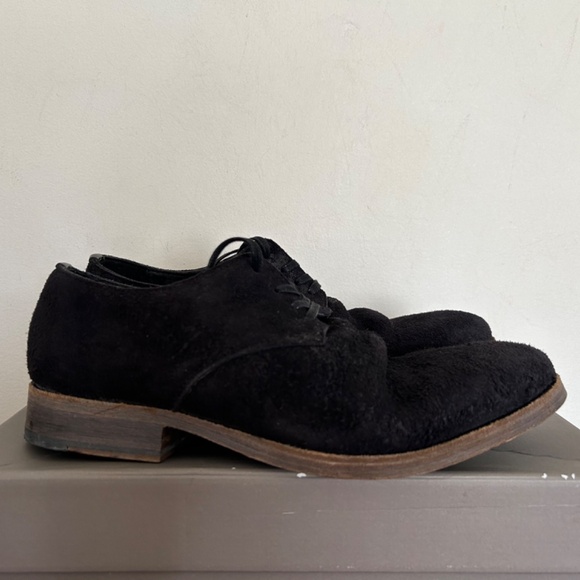 BNWOT Vintage Black AllSaints Derby Shoes US 10/UK 9/EU 43